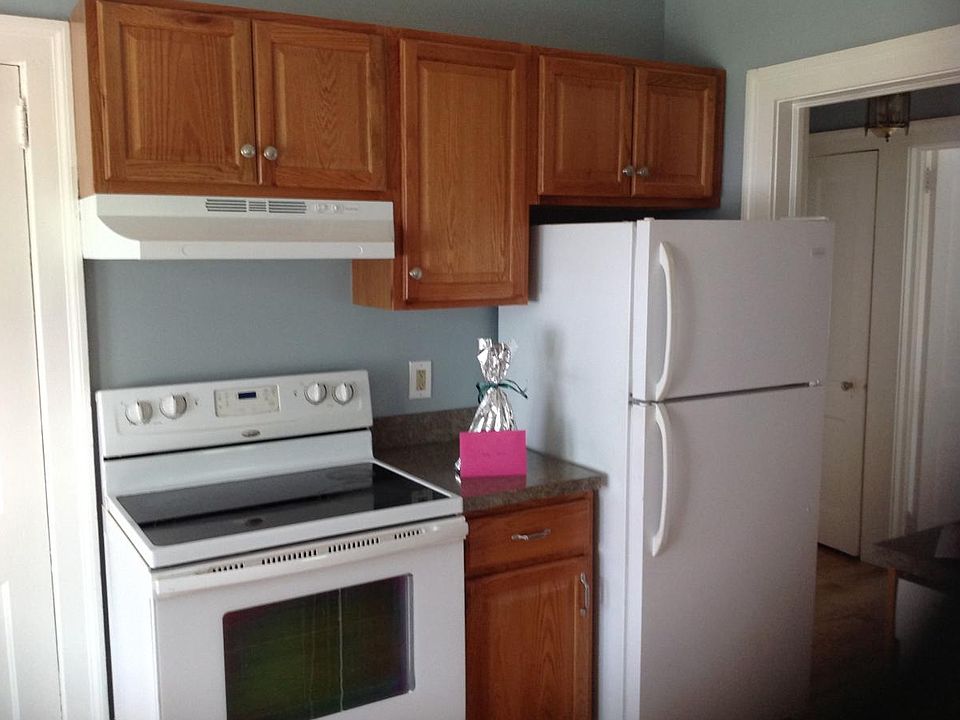 Kitchen. Includes fridge, stove and oven.