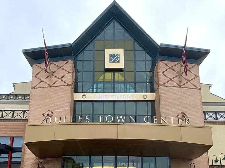 Dulles Town Center with two-story shopping, retail, and entertainment