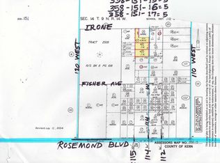 On 114 W, Rosamond, CA