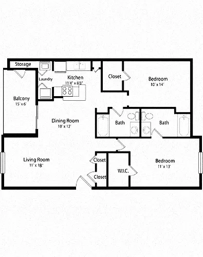 Floor plan The Bentley