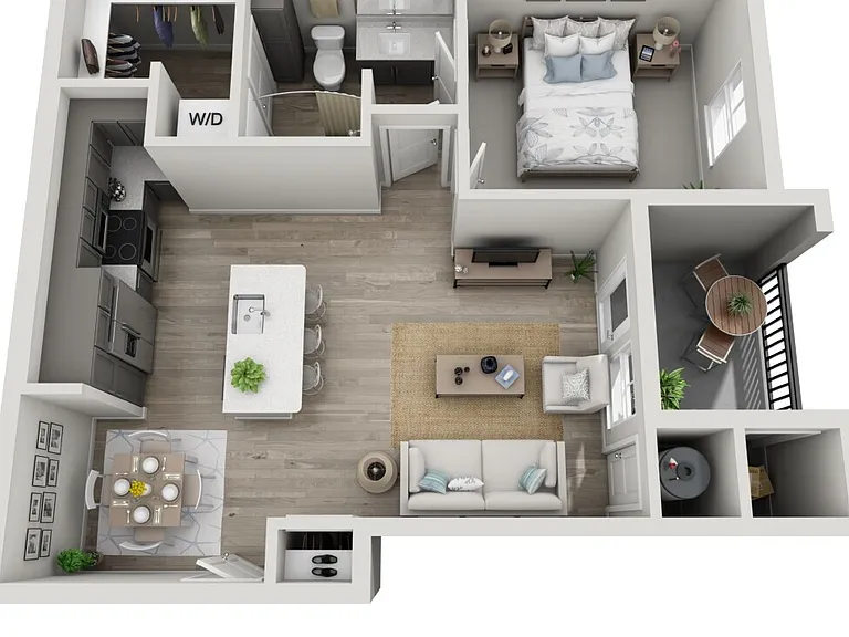 Novel Lockwood Glen - A1 - 1 Beds - 1 Baths - 700 Sq. ft.