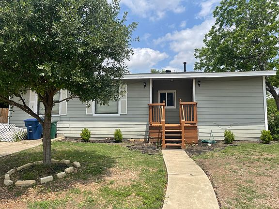 Front porch and front door.