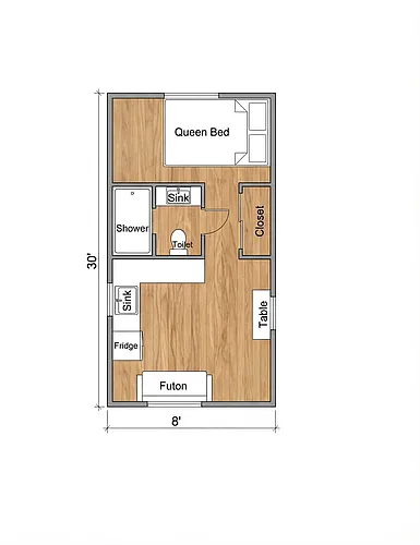 Floor plan The Perch