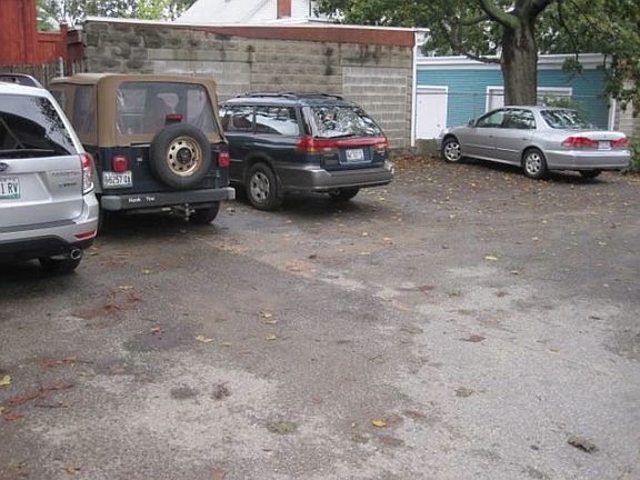 Off street parking