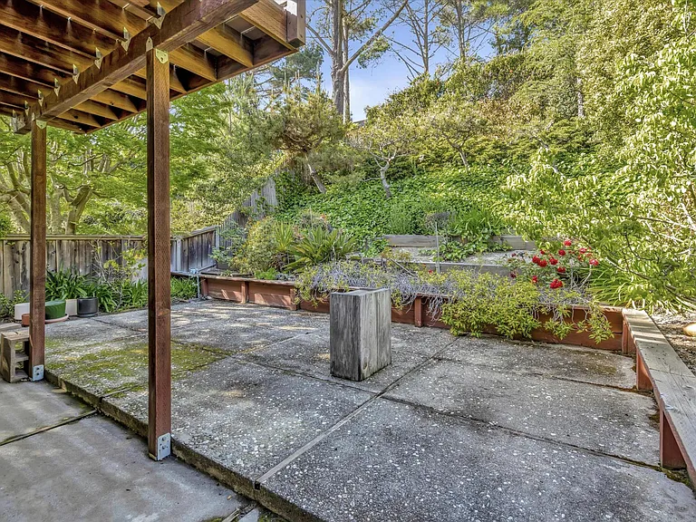 Lower patio