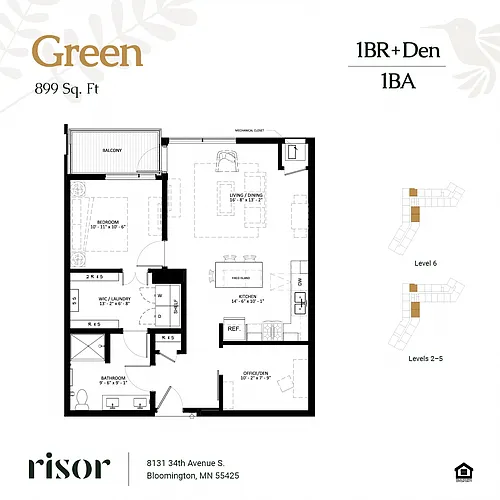 Floor plan Green