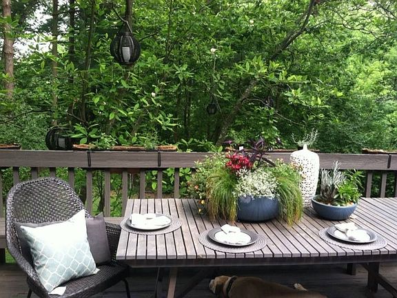 Back deck space + view