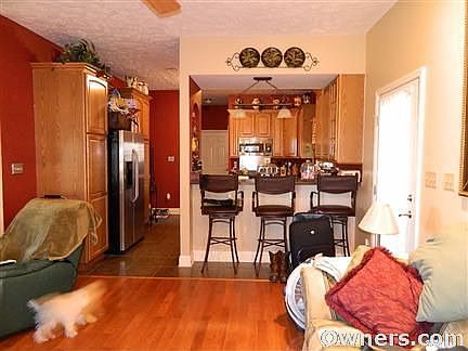 view into kitchen from great room