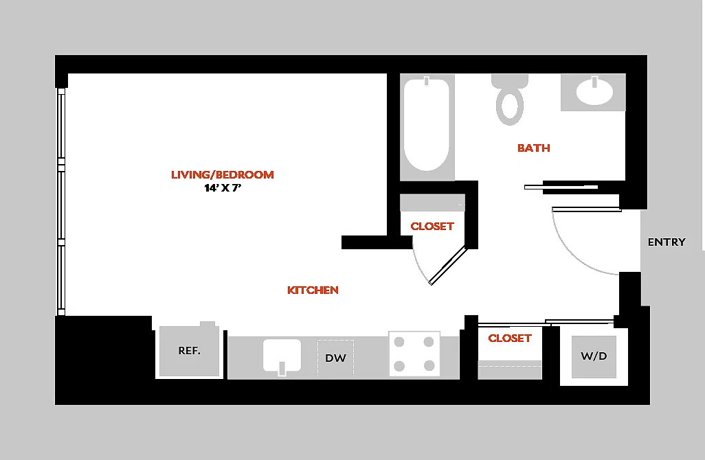 Floor plan Plan Studio C