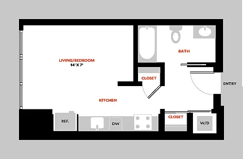 Floor plan Plan Studio C