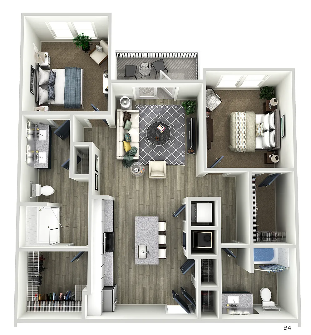 Floor plan B4