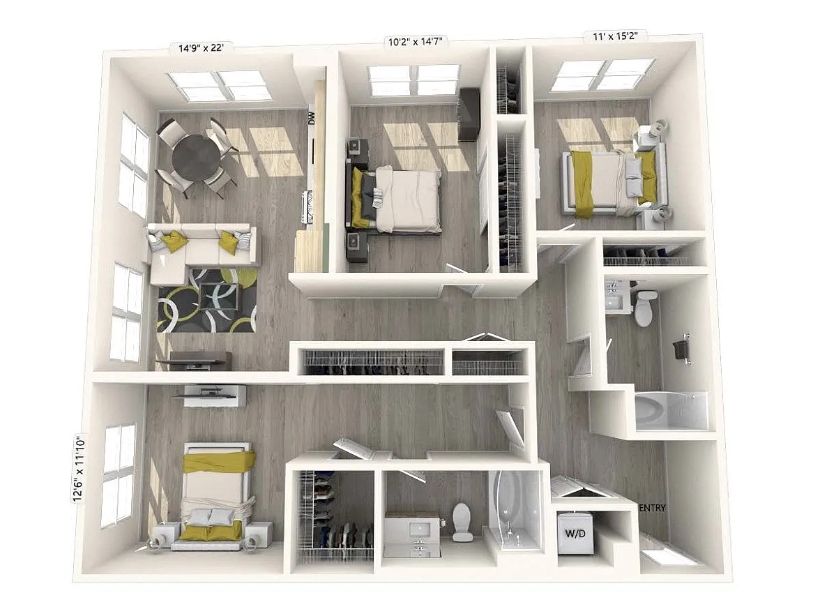 Floor plan 326