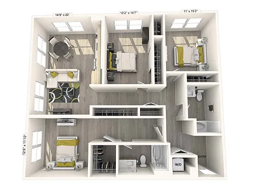 Floor plan 326