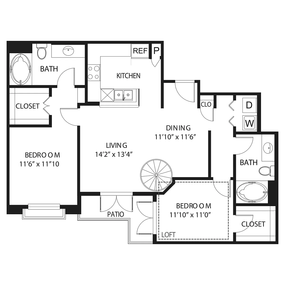 Floor plan B8L
