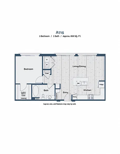 Floor plan A725