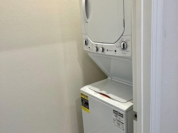 laundry at second floor, next to kitchen