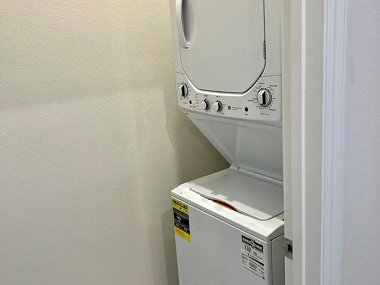 laundry at second floor, next to kitchen