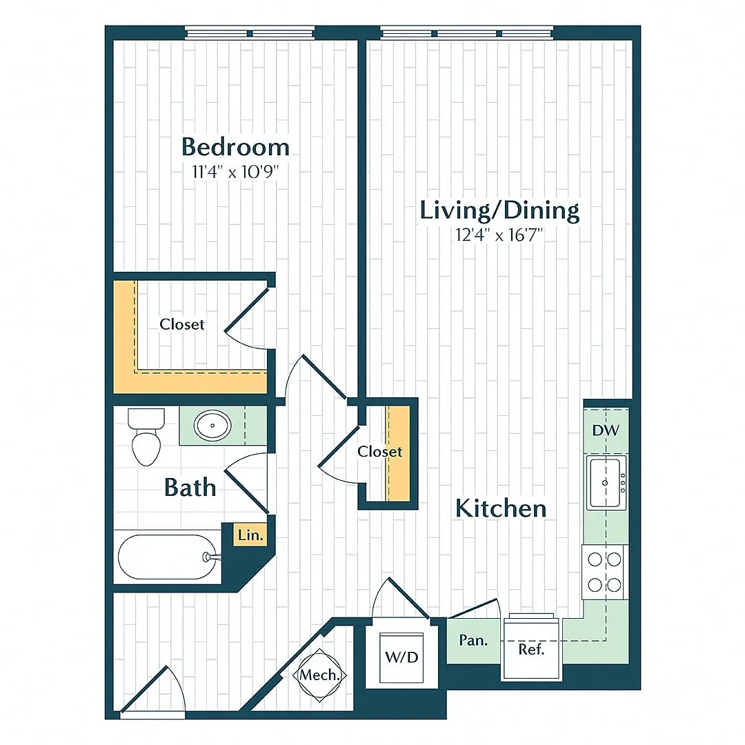 Floor plan A7A