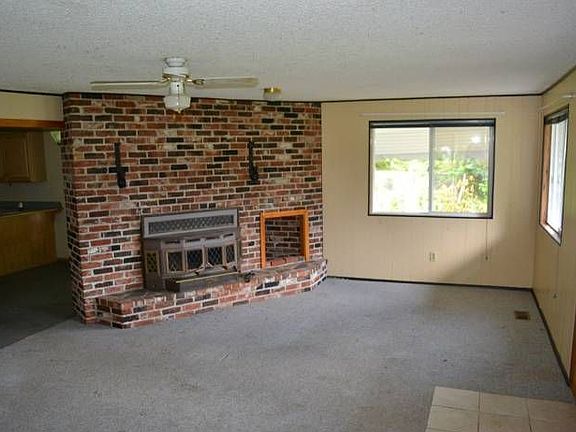 Beautiful brick fireplace