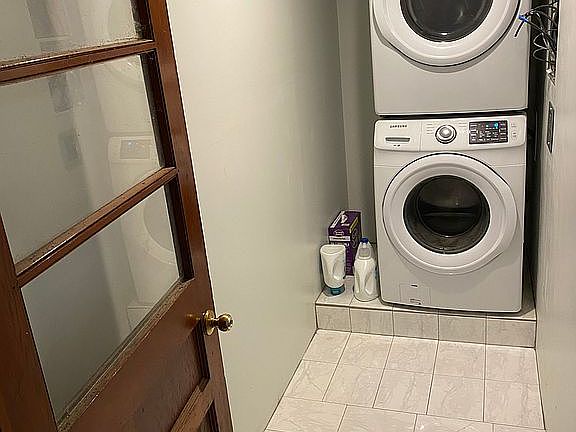 Mud room with full laundry