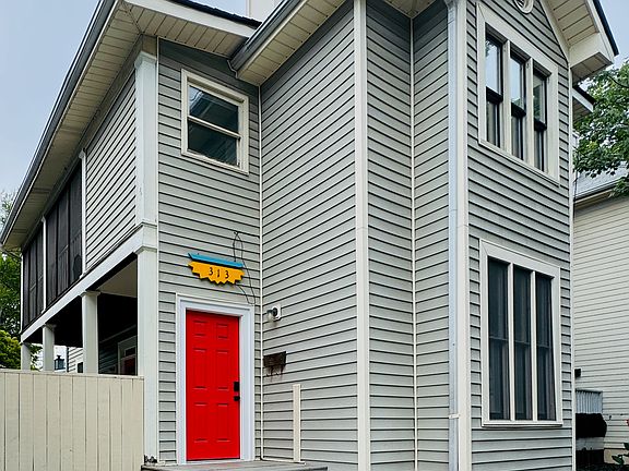 Looking North-West at the house