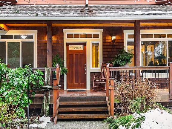 Inviting front porch and entry