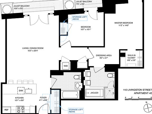 2nd image of 110 Livingston St APT 4E