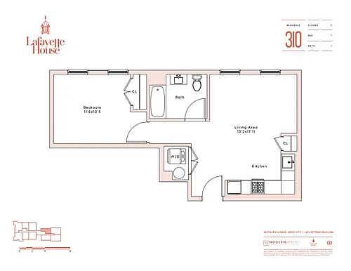 Floor plan 10 - 1 bed