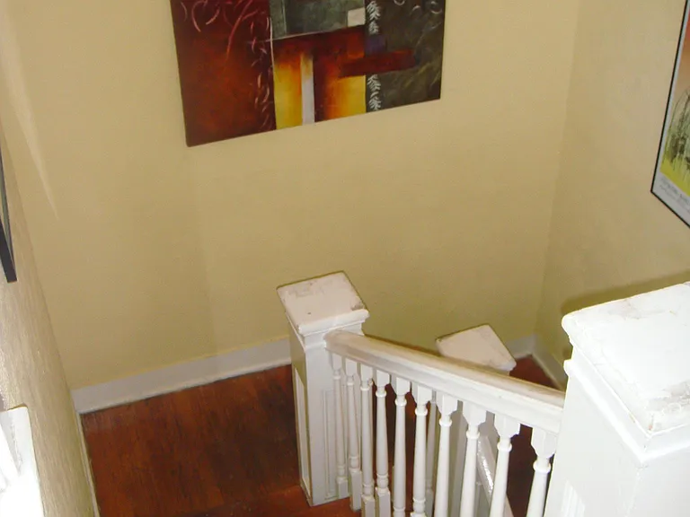 staircase to this upstairs apartment