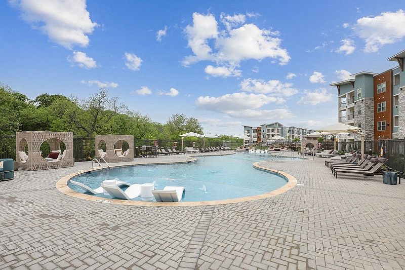 Resort-Style Saltwater Pool with Sun Shelf