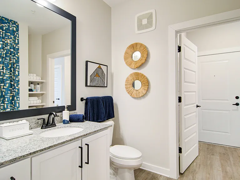 Framed bathroom mirrors