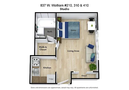 Floor plan Studio