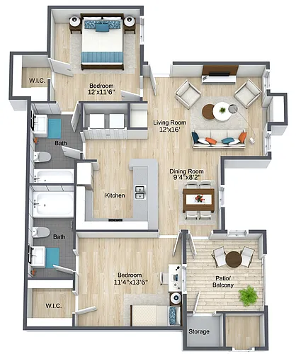 Floor plan Llano