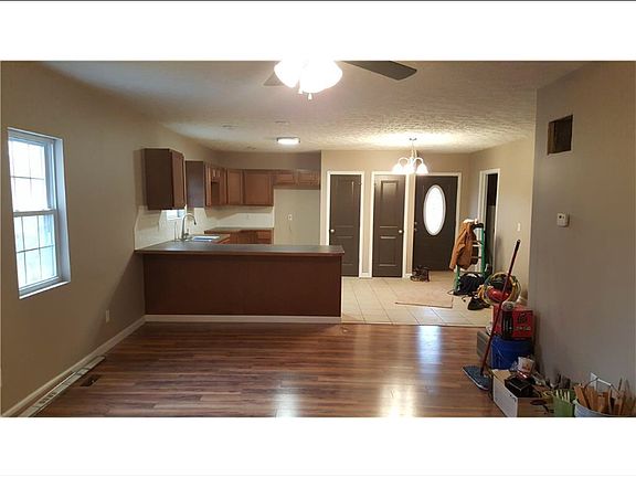 Front room to kitchen