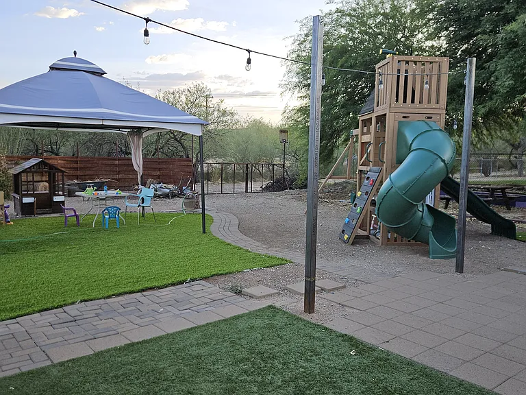 Backyard and Playset