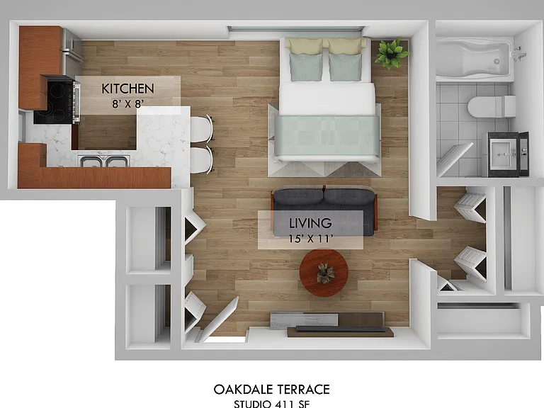 Oakdale Terrace - 525 W Oakdale Ave — Photo 18