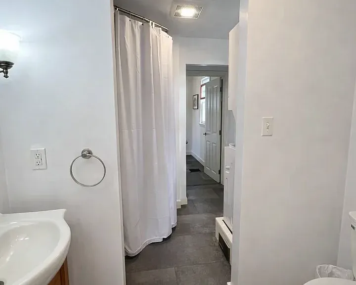 first floor full bath with stand up shower.