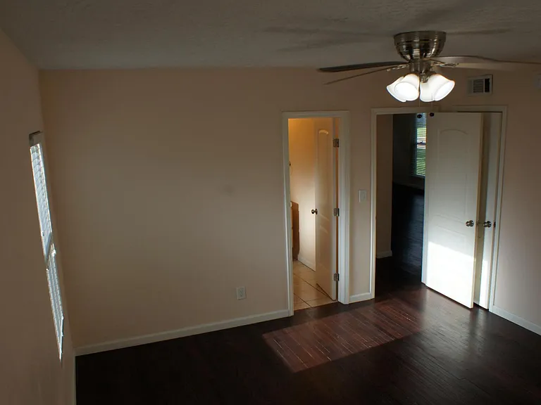 Master bedroom looking towards the hall