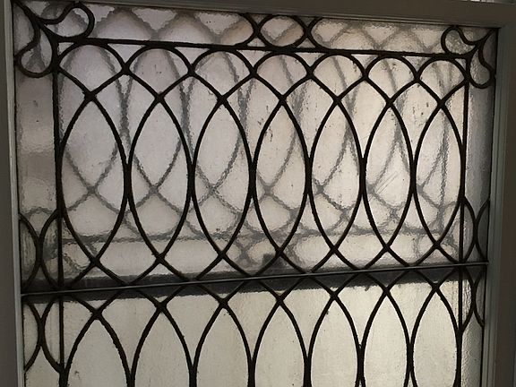 Leaded glass throughout