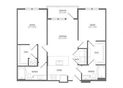 Floor plan B2