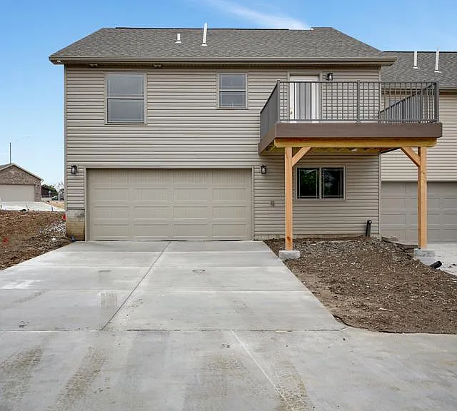 Back of home and private drive