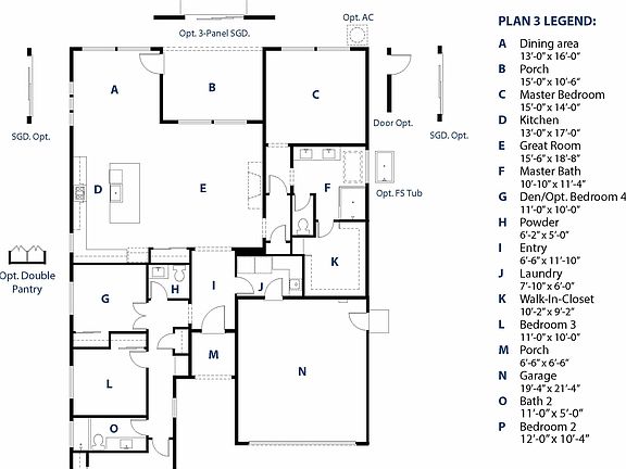Plan 3 - Floor Plan