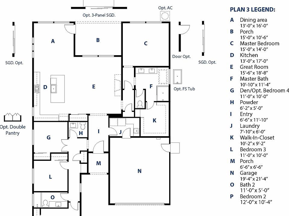 Plan 3 - Floor Plan