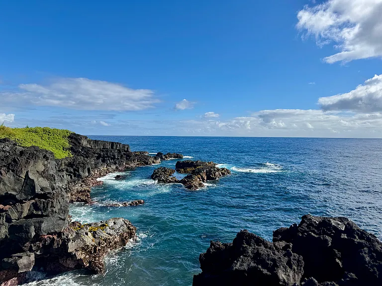 Just a short walk from the house