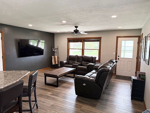 Living room and front door
