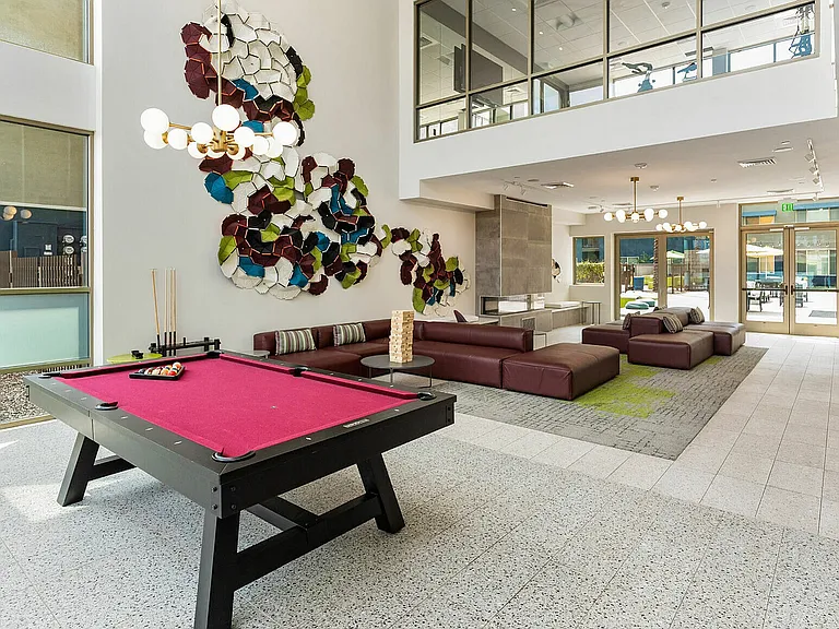 Billards Area in Clubhouse
