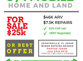 39210 Fibelkorn Dr, Zephyrhills, FL 33540