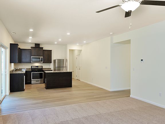 The open-concept entertaining area are perfect for gathering together.
