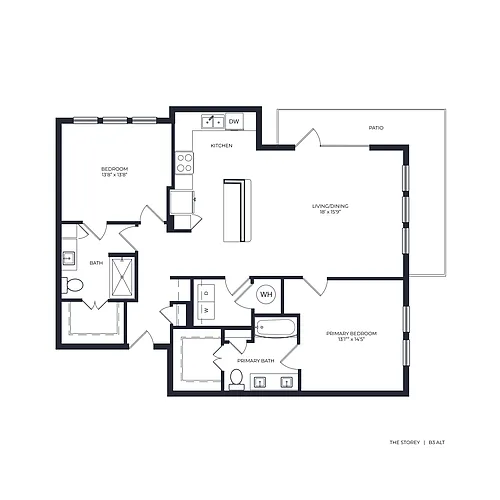 Floor plan B3 Alt 1.1