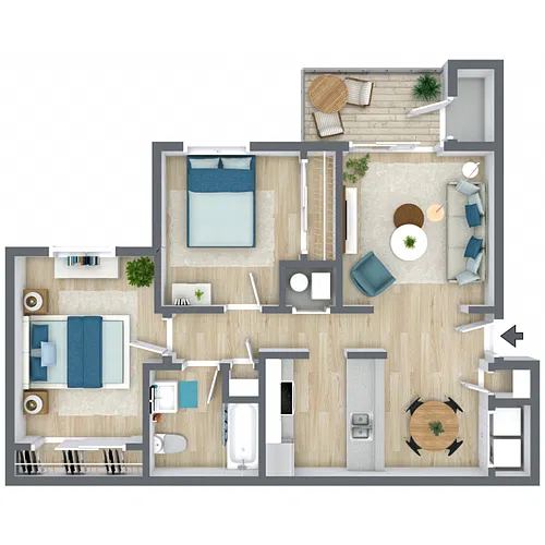 Floor plan B1